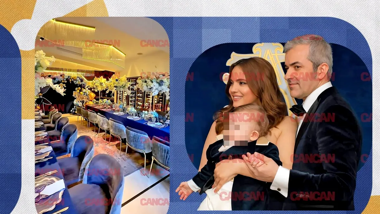 Celebra soprană Alexandra Coman si Mirel Taloș, petrecere de vis pentru fiul lor! Au strălucit! Petre Roman, Dorin Cocoș, Claudia Pavel, între invitați