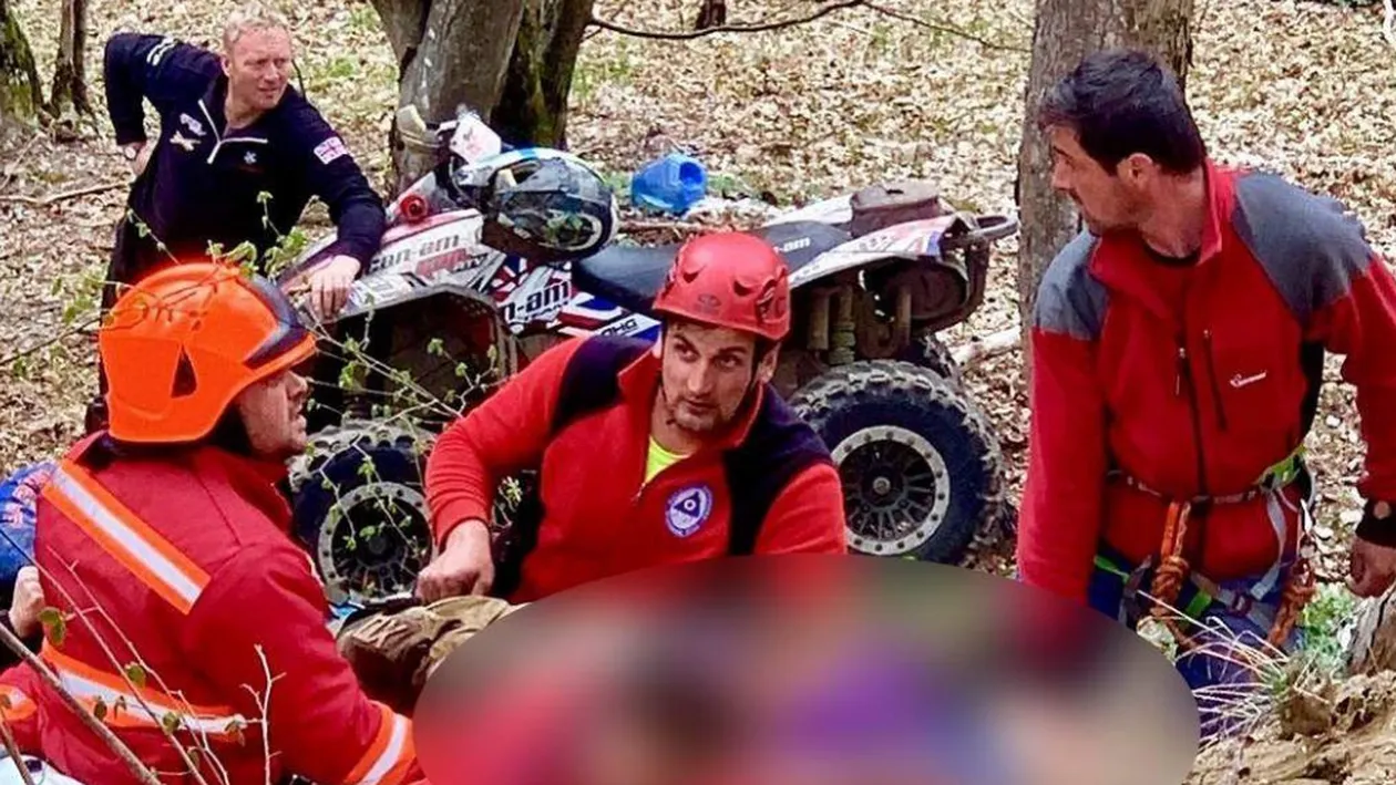 Imagini șocante! O fată de 28 de ani a fost strivită de un ATV, în timpul unei concurs organizat la Cluj, chiar sub ochii soțului ei!