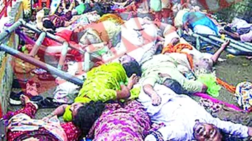 145 de morti in urma unei busculade