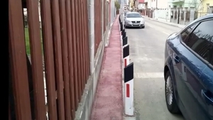 A 8-a "minune" a lumii dupa cele 7 din Caracal! In Timisoara a fost inaugurata pista de biciclete cu o latime de 35 cm