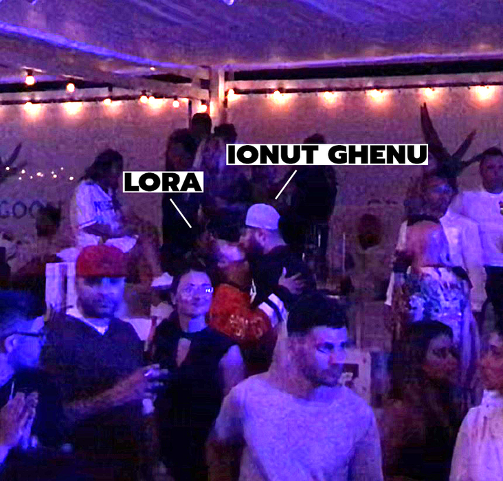 Lora și Ionuț Ghenu, sărut pasional în Loft