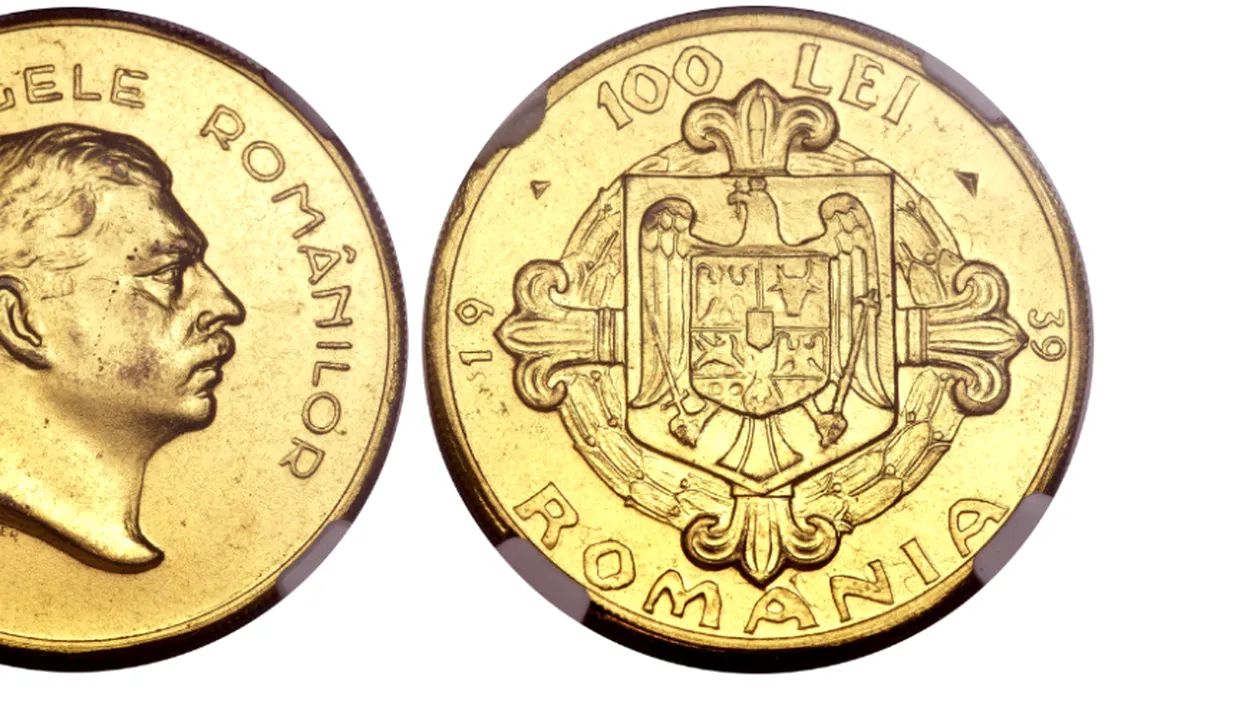 De necrezut! O monedă românească s-a vândut cu prețul record de 200.000 de euro. Vezi dacă o ai pe acasă!