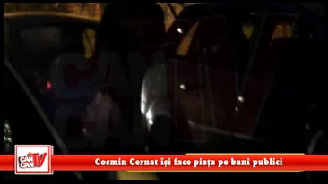 Cosmin Cernat merge la cumparaturi cu sofer, masina si benzina de la TVR