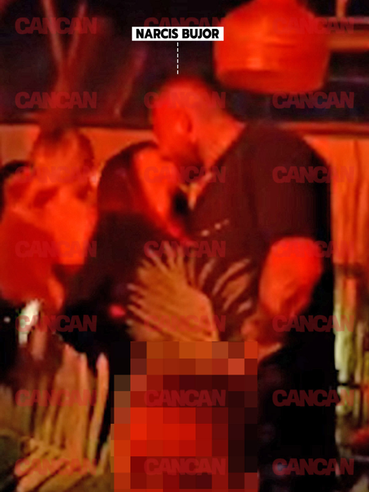 Sărut pasional pe ringul de dans! Narcis Bujor și sosia ispitei Teodora nu s-au abținut și au dat frâu liber sentimentelor