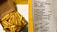 Un tânăr din Iași a comandat un burger și cartofi cu parmezan prin Glovo. Când i-a ajuns pachetul cu mâncare, să leșine - Ce a primit, de fapt