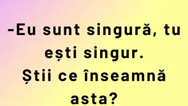 Bancul sfârșitului de săptămână | Axioma singurătății tranzitive
