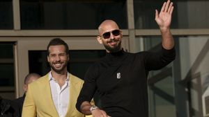 Frații Tate s-au întors ”războinici” în România: ”Nu ne temem”