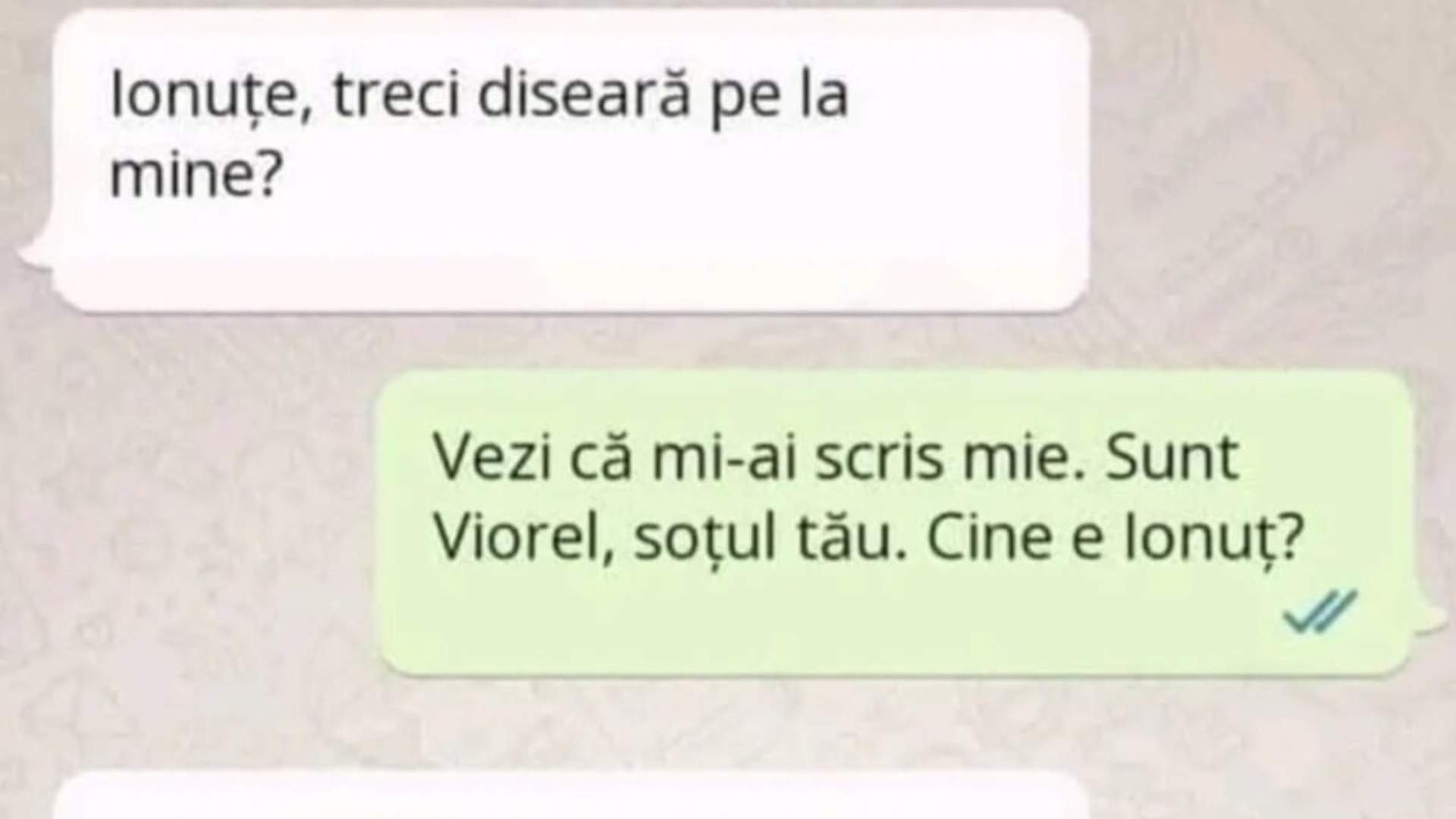 Bancul începutului de săptămână | "Ionuţe, treci diseară pe la mine?"