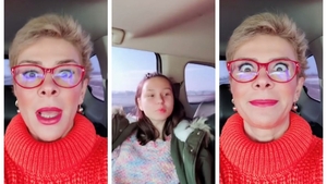 Teo Trandafir și fiica ei, în pericol de moarte! Imagini realizate în trafic