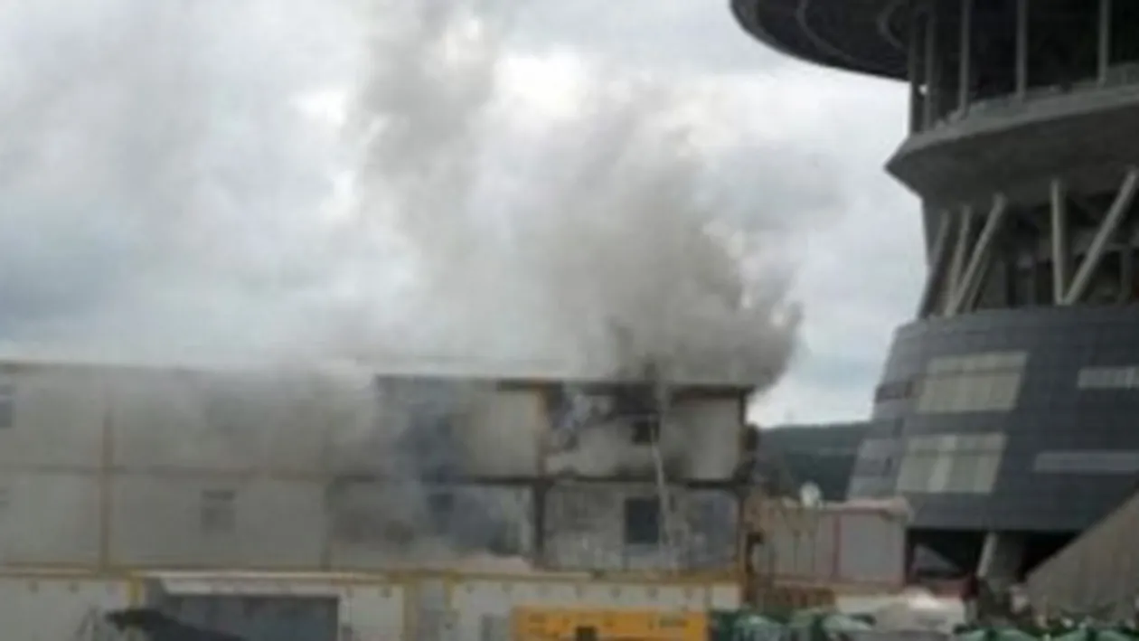 Incendiu la noul stadion al echipei Galatasaray