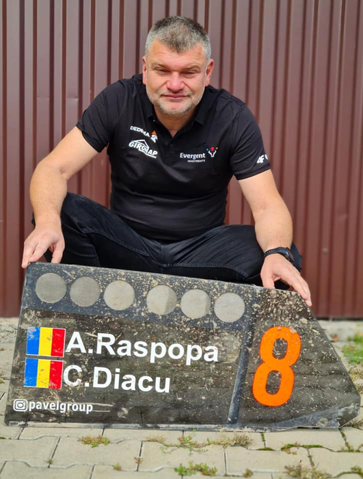 Cosmin Diacu, fotografie după tragedia de la Raliul Iașiului