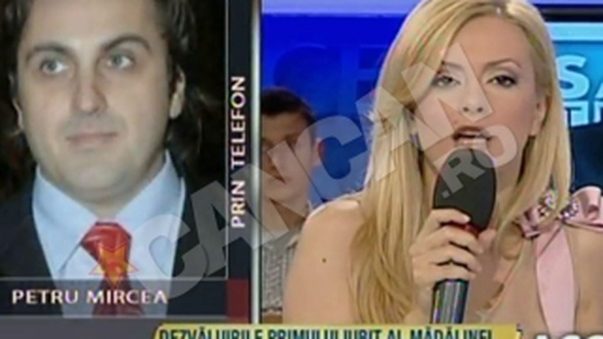 VIDEO Simona Gherghe s-a balacarit in direct la TV cu Petru Mircea!