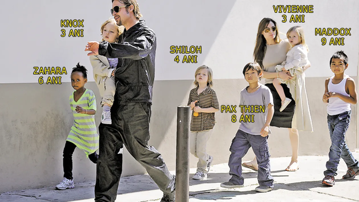 Angelina Jolie, surprinsa de cat de bine se pricepe sa fie mama