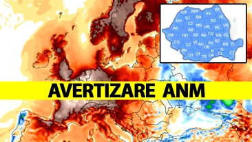 ANM, avertizare de vreme severă imediată! Fenomene meteo periculoase în România