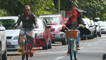 Carduta Jacqueline si iubitul ei si-au etalat bicicletele de fite
