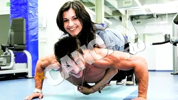 El dezbracat si ea deasupra. Alina Eremia il tine in forma pe Dorian Popa