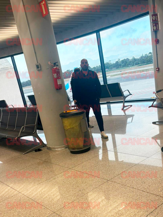 Andrei Ștefănescu la aeroport