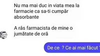 BANC | ”Nu mă mai duc în viața mea la farmacie”