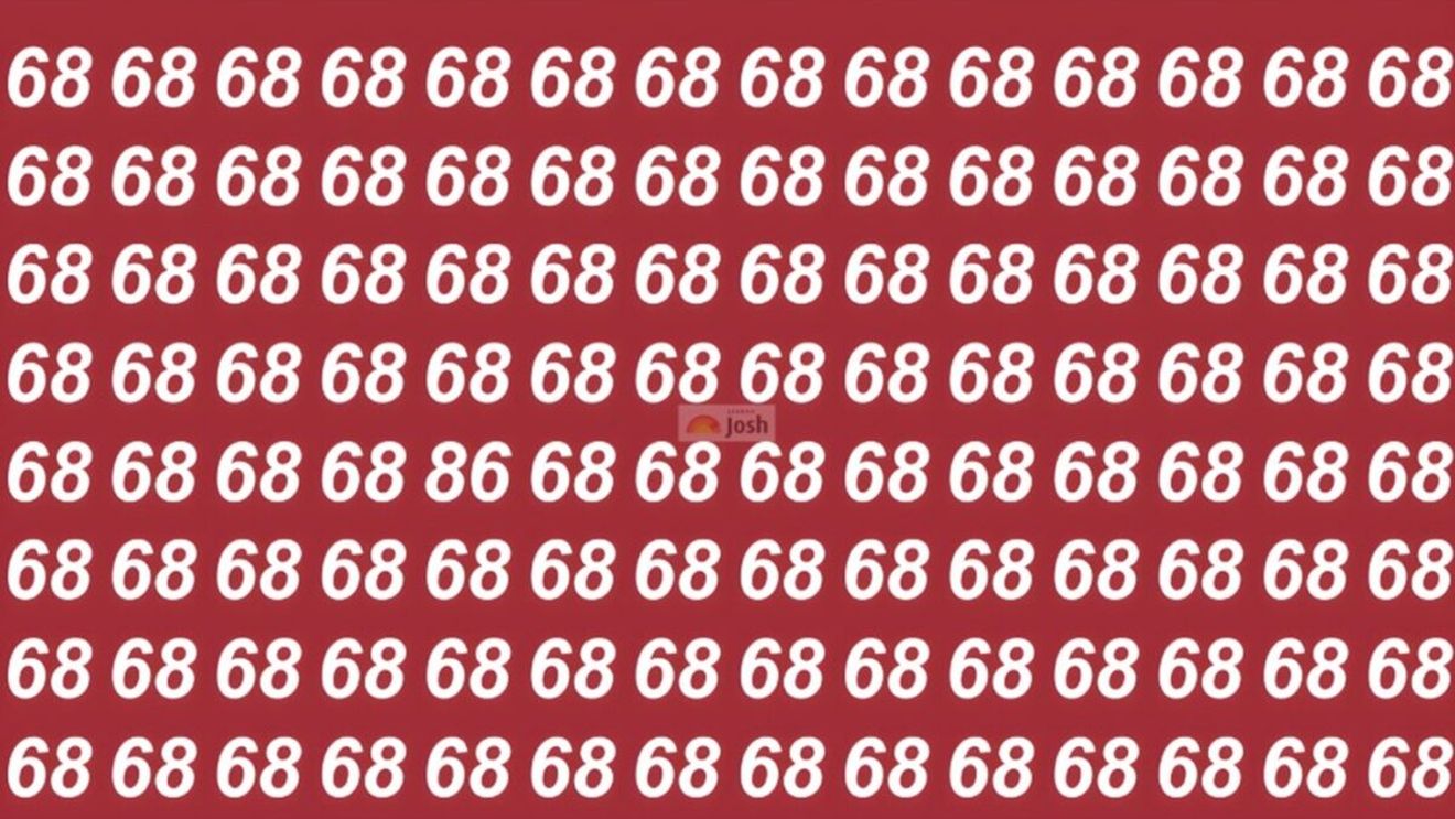 Test de inteligență | Identificați singurul număr care nu este 68!