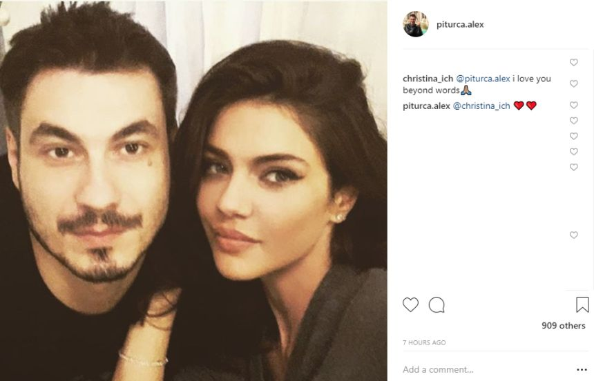 E îndrăgostită până peste cap! Cristina Ich i-a făcut o declarație de iubire lui Alex Pițurcă în văzul lumii