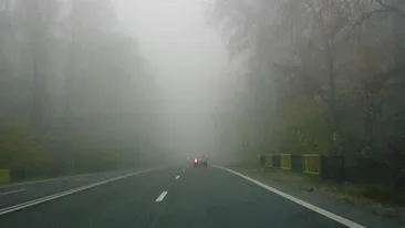 Cod galben de ceaţă în 19 judeţe, Bucureşti, şi pe autostrăzile A1, A2, A3