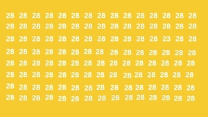Test de logică | Găsiți numărul 23 "camuflat" în această imagine!