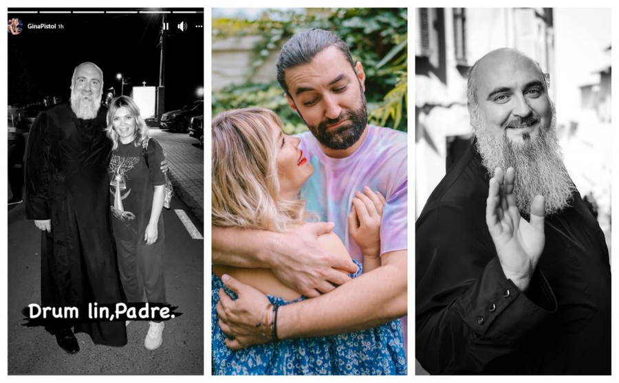 Gina Pistol a publicat o poză de album cu părintele Varlaam și a scris un mesaj copleșitor pe imagine. Starețul Mănăstirii Partoş, bolnav de coronavirus, a murit la 42 de ani © Facebook / Facebook Stories