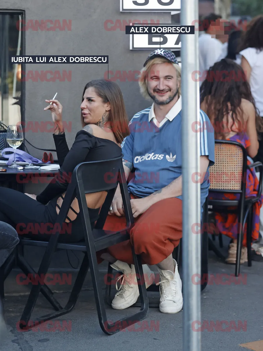 Alex Dobrescu a fost foarte atent la iubita lui și nu a scăpat-o din ochi Foto CANCAN.RO