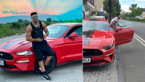 EXCLUSIV | Bogdan Mocanu a dezvăluit care a fost prima lui mașină: “M-am răsturnat cu el”. Se plimbă cu un Mustang care nu e încă al lui, iar în acte, are un Mercedes C Class Hybrid