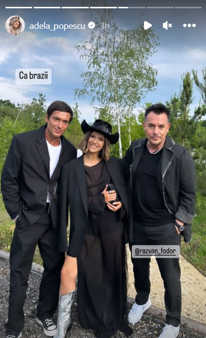 Adela Popescu, la nunta Ginei Pistol/ Foto: Instagram
