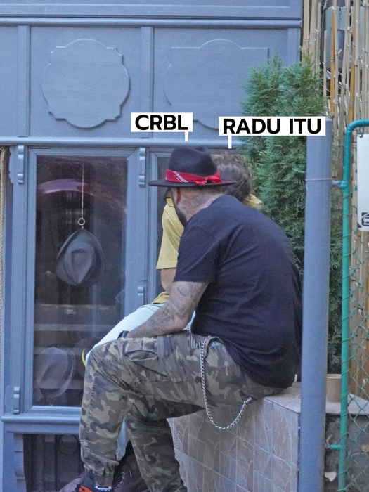 Foștii concurenți Survivor, în fața magazinului deținut de Radu Itu / (Sursa: CANCAN.RO)