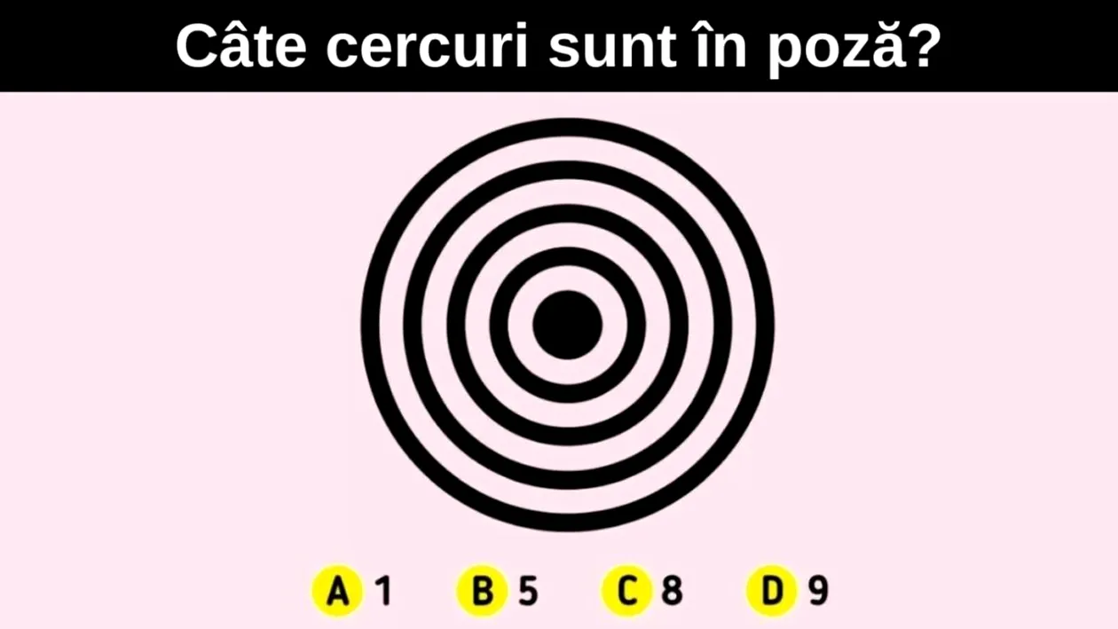 Test IQ | Numai geniile adevărate văd câte cercuri sunt în această poză, în doar 5 secunde!