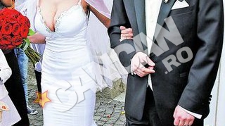 Desfasurare incredibila de forte la nunta Nicoletei Luciu. Mirii au fost paziti de luptatori K1 si de garzi inarmate pana-n dinti