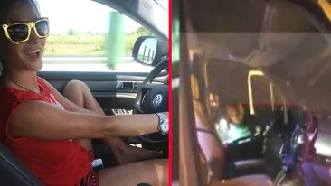 Delia Matache, scene terifiante! Mașina ei a luat foc pe Autostrada Soarelui