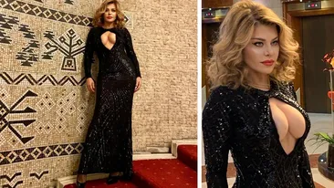 Lordana Groza, apariție ca-n filmele pentru adulți la un eveniment caritabil. Ce avea lipit pe sânii care îi ieșeau din decolteul rochiei