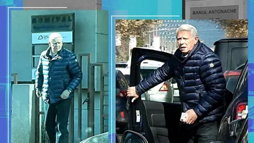 Teodor Meleșcanu se ține bine! Uite-l cum ”driblează” cârdul de mașini în buricul Capitalei