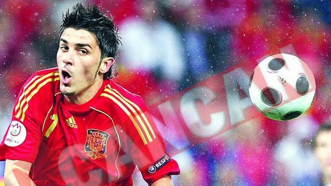 David Villa a plecat cu mingea acasa
