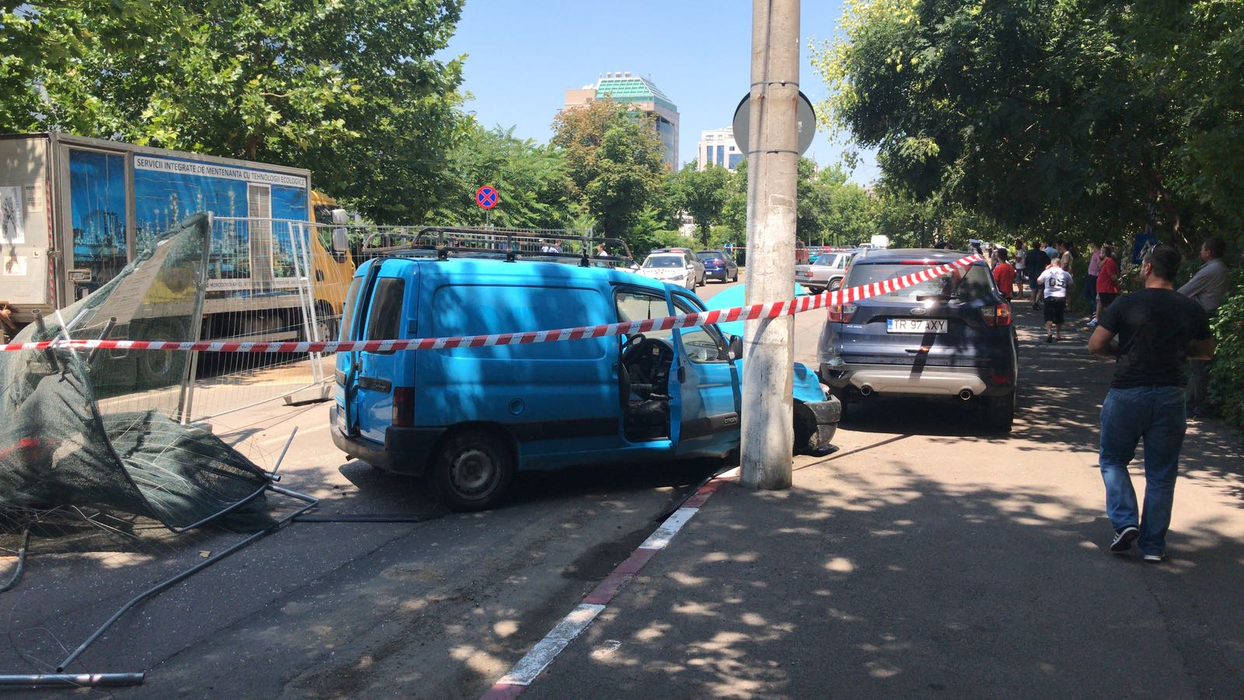 El este bărbatul care a pus autoritățile pe jar, după ce a provocat un accident rutier în Capitală!