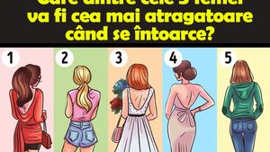 Test IQ psihologic | Care dintre cele 5 femei va fi cea mai atrăgătoare când se întoarce?