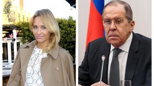 Cine este și cum arată Polina Kovaleva, fiica vitregă a lui Serghei Lavrov. Tânăra de 26 de ani, "lovită" de britanici