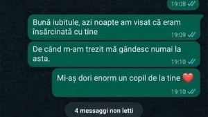 BANC | "Bună, iubitule! Azi-noapte am visat că eram însărcinată cu tine"