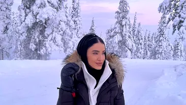 Ce a pățit Adelina Pestrițu în vacanța din Laponia? Vedeta a intrat în panică
