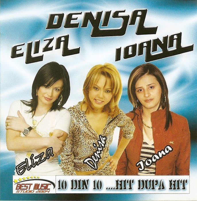 Denisa Răducu pe coperta unuia dintre primele sale albume