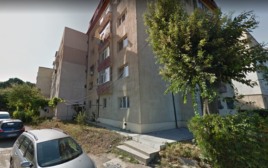 Blocul în care locuiește pensionarul din Constanța