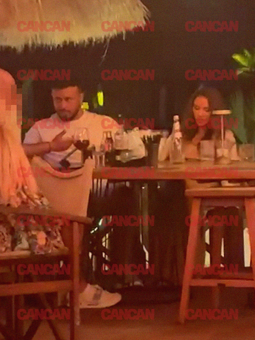 Gabi Bădălău și Bianca Drăgușanu, la masă, la Nuba