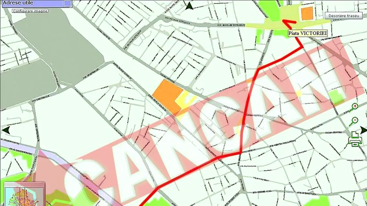 Harta on-line, care semnalizeaza cele mai bune trasee prin Bucuresti