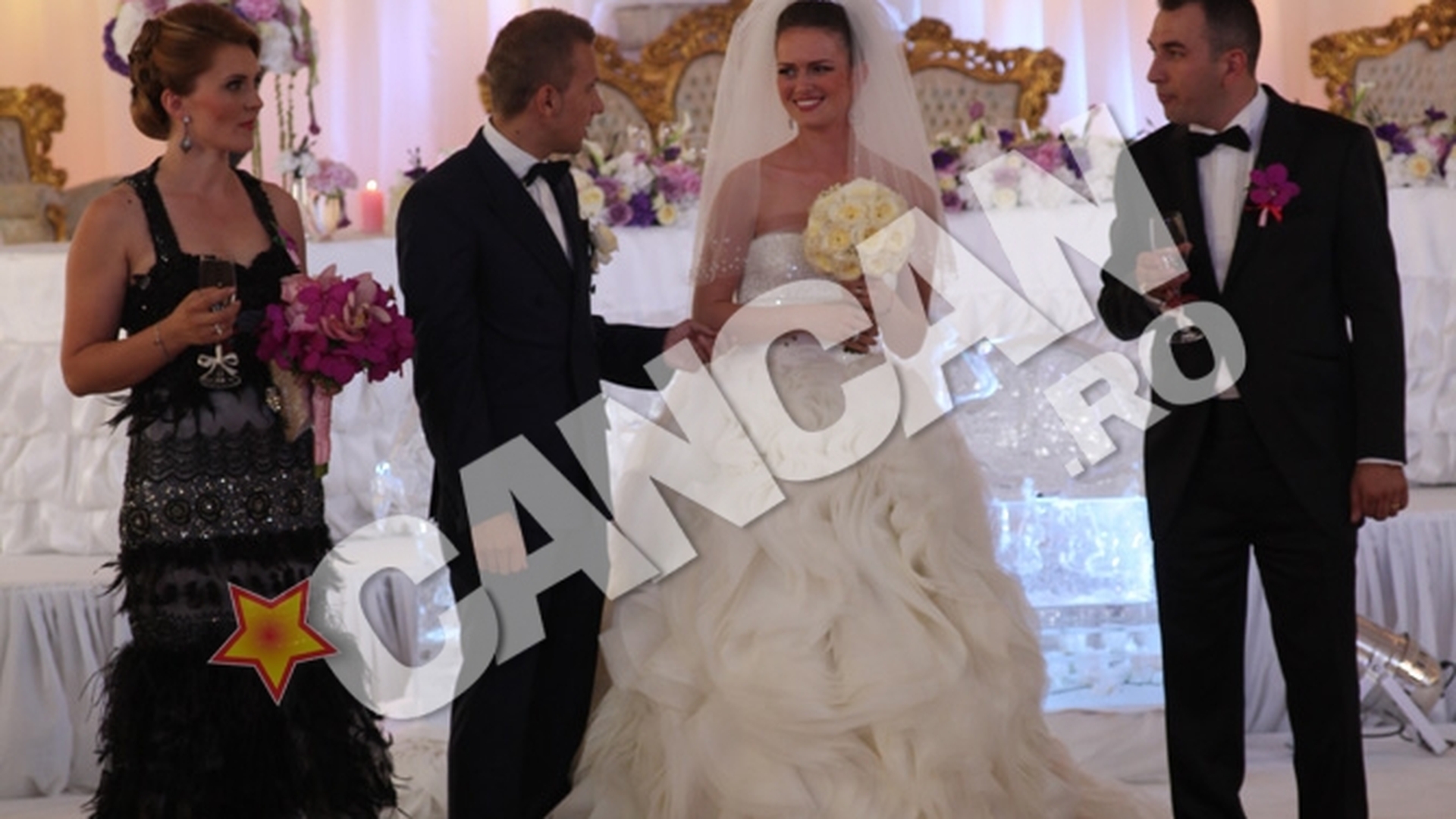 Nimeni n-a avut curaj s-o fure pe mireasa fiului milionarului sibian Ghise! Nici macar de pantof nu s-au atins! Afla cum au petrecut invitatii la nunta de peste 250.000 de euro!