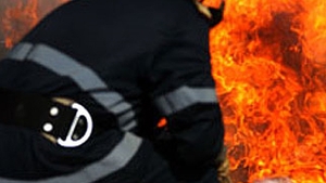 Un autocar cu suporteri ai echipei Otelul Galati a luat foc in Vrancea