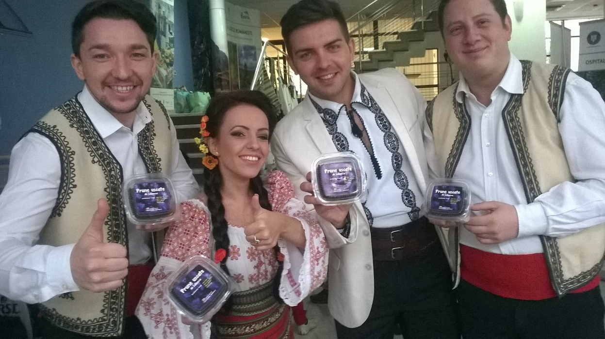 Localnicii din Leleasca sunt foarte mândri de produsele lor