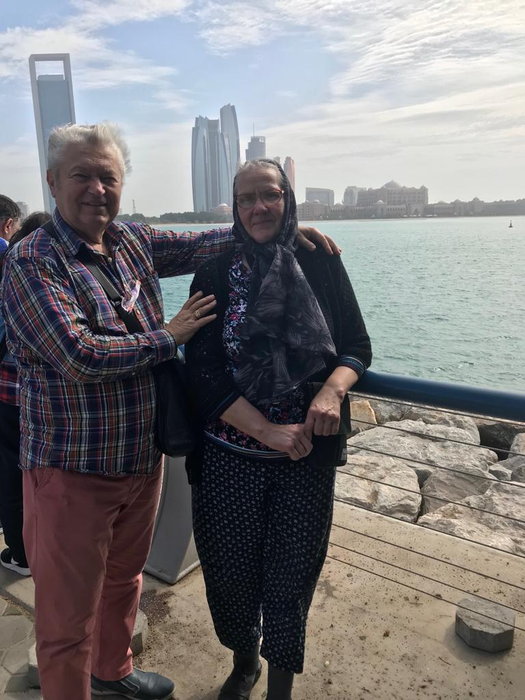 Gheorghe Turda și sora lui, Anuța, vacanță de cinci stele în Dubai